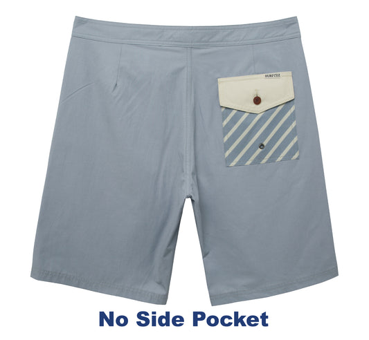 Traje de Baño Hombre - Estilo Boardshort Vintage - Color Gris Cruzer