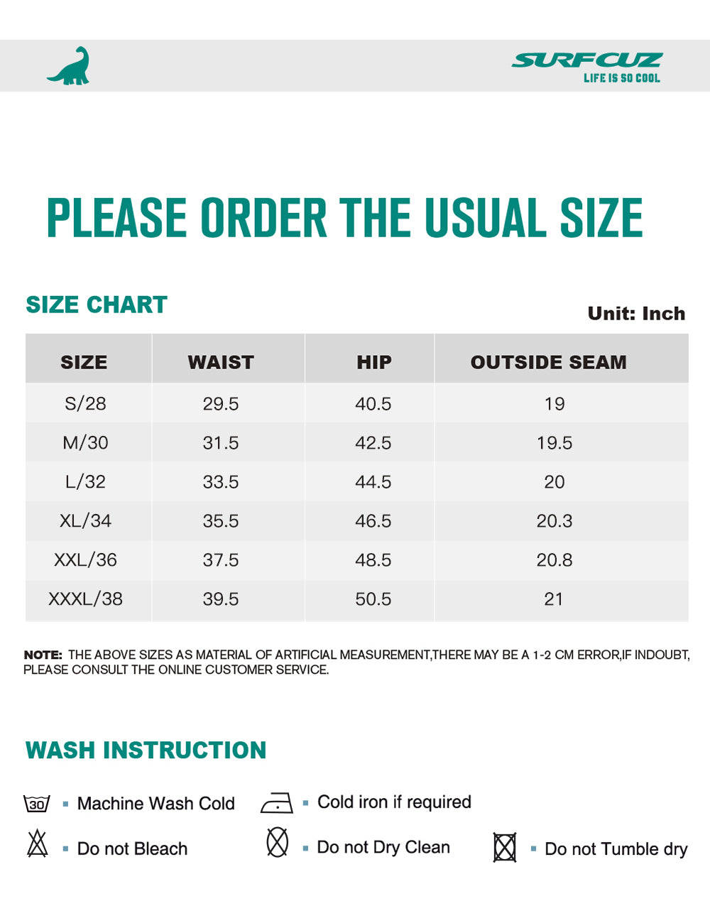 Traje de Baño Hombre - Estilo Boardshort Vintage - Color Blue Cruzer