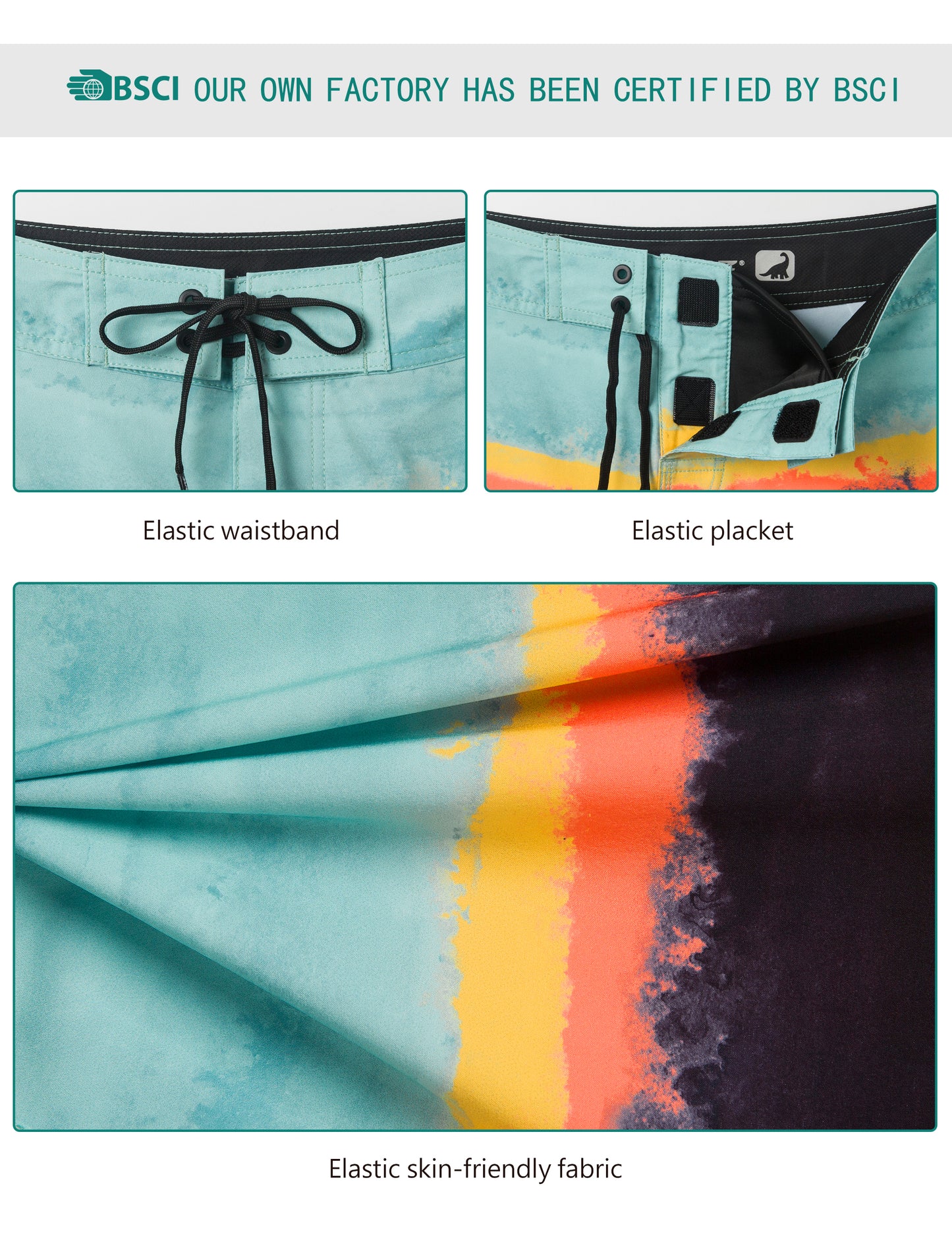 Traje de Baño Hombre - Estilo Boardshort - Diseño Tye Die