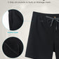 Short Casual Hombre color Negro, 12.7 cm de largo