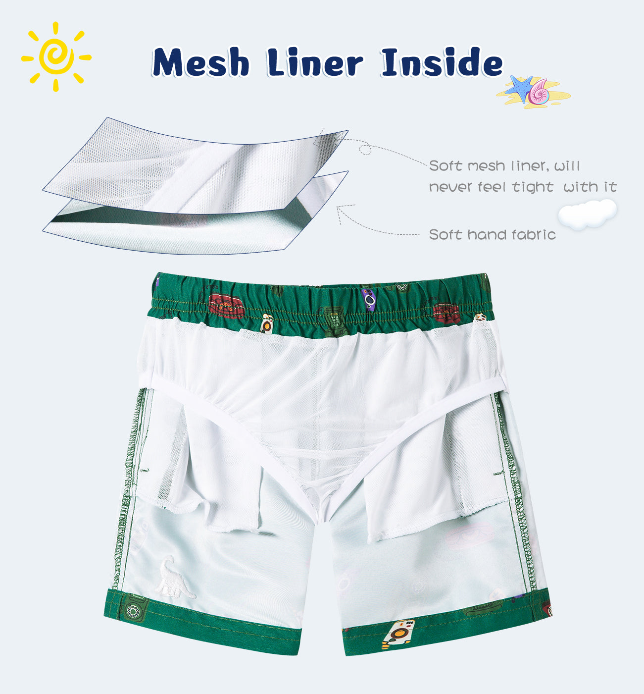 Traje de baño Niño - Diseño teléfonos vintage- FPS 50+