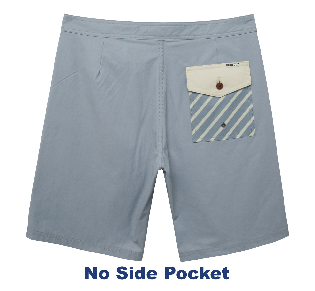 Traje de Baño Hombre - Estilo Boardshort Vintage - Color Gris Cruzer
