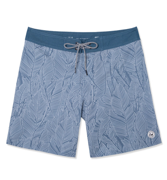 Traje de Baño Hombre - Estilo Boardshort Vintage - Color Blue Cruzer