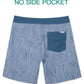 Traje de Baño Hombre - Estilo Boardshort Vintage - Color Blue Cruzer