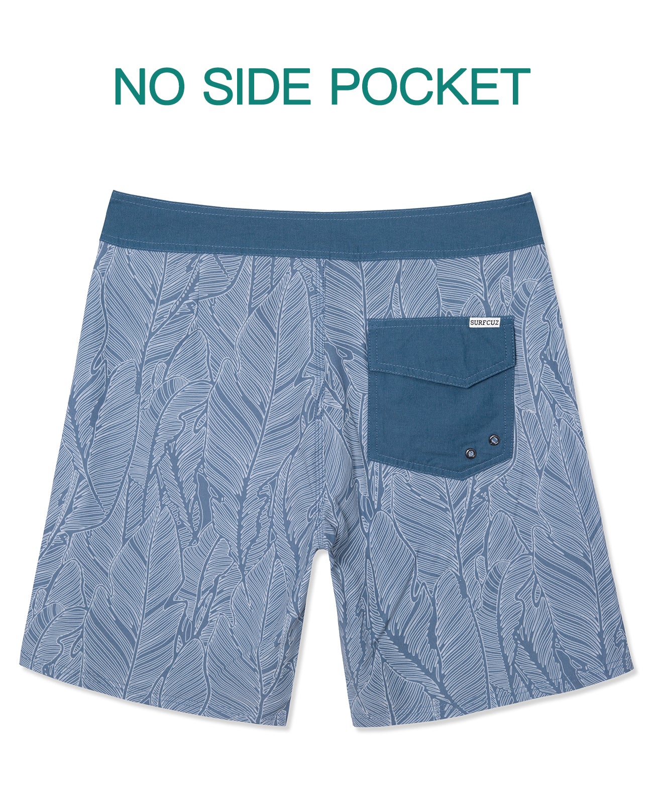 Traje de Baño Hombre - Estilo Boardshort Vintage - Color Blue Cruzer