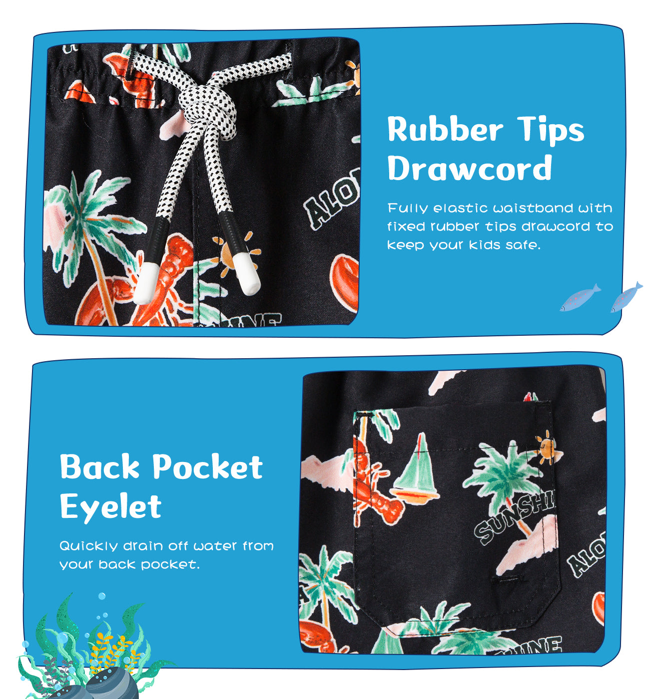 Traje de baño Niño - Diseño marítimo - FPS 50+